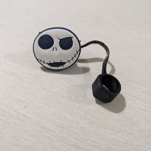 🎀 $5 Disney The Nightmare Before Christmas Black and White Straw Charm